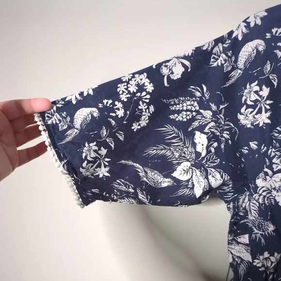 Eshakti Wayward Fancies Fit And Flare Dress Boho Lace Floral Size Small (est) - Picture 4 of 8